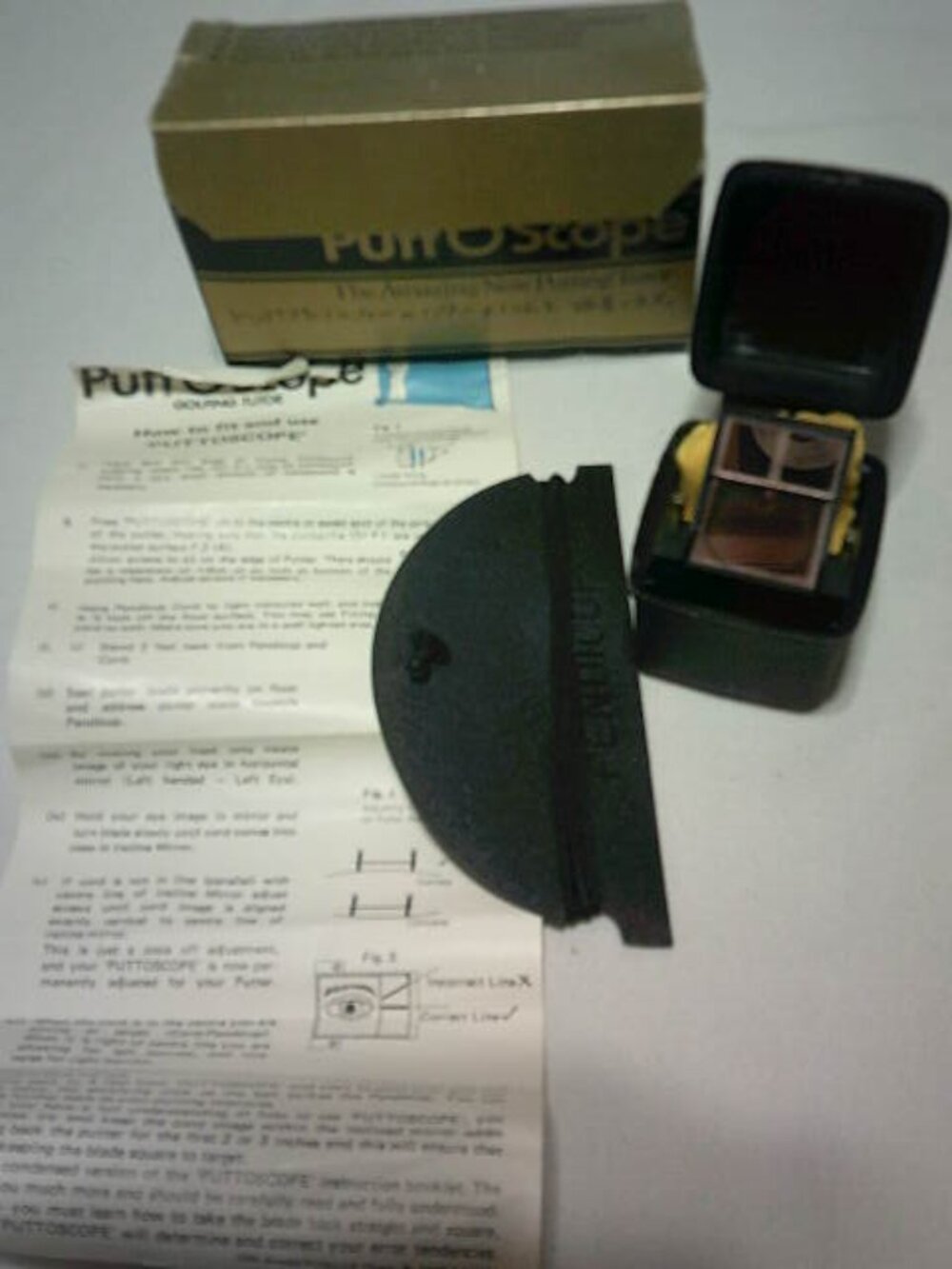 VTG PUTT O SCOPE GIFT FOR GOLFERS PUTTING TOOL MADE IN IRELAND 🏌️♀️ TUTOR